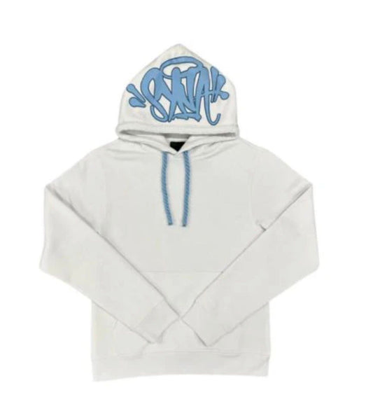 Synaworld hoodie white/blue